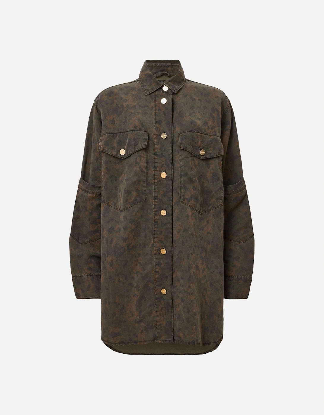 Lily Shirt Dress - Green