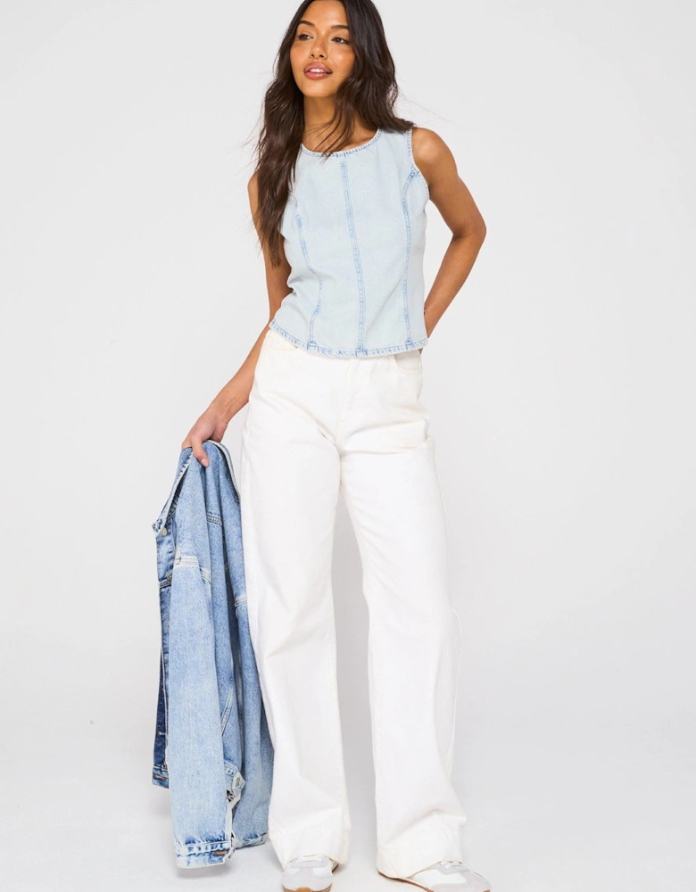 Topanga Denim Tank - Healing Waters Top
