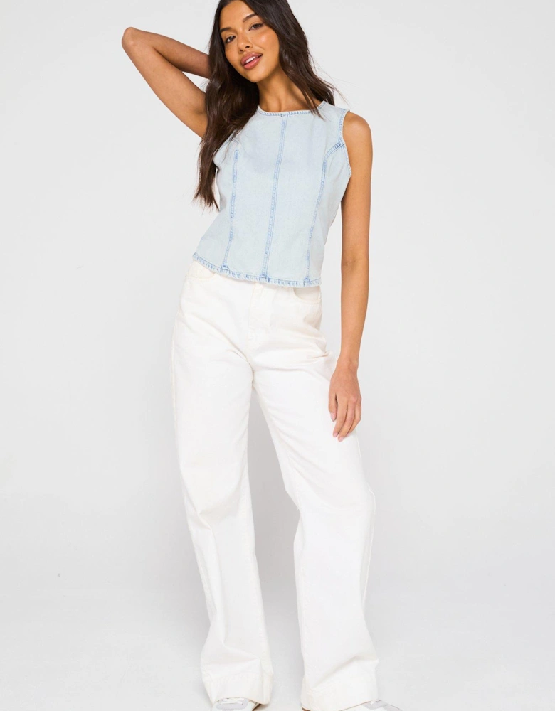 Topanga Denim Tank - Healing Waters Top