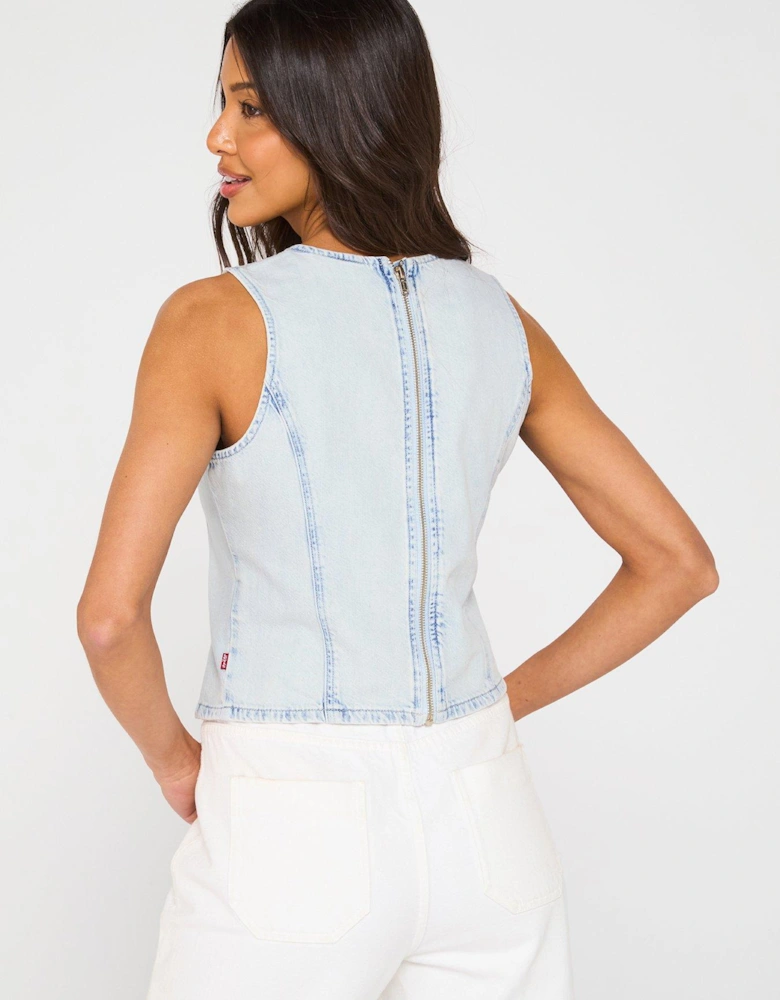 Topanga Denim Tank - Healing Waters Top