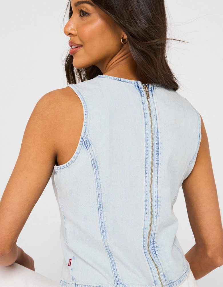 Topanga Denim Tank - Healing Waters Top