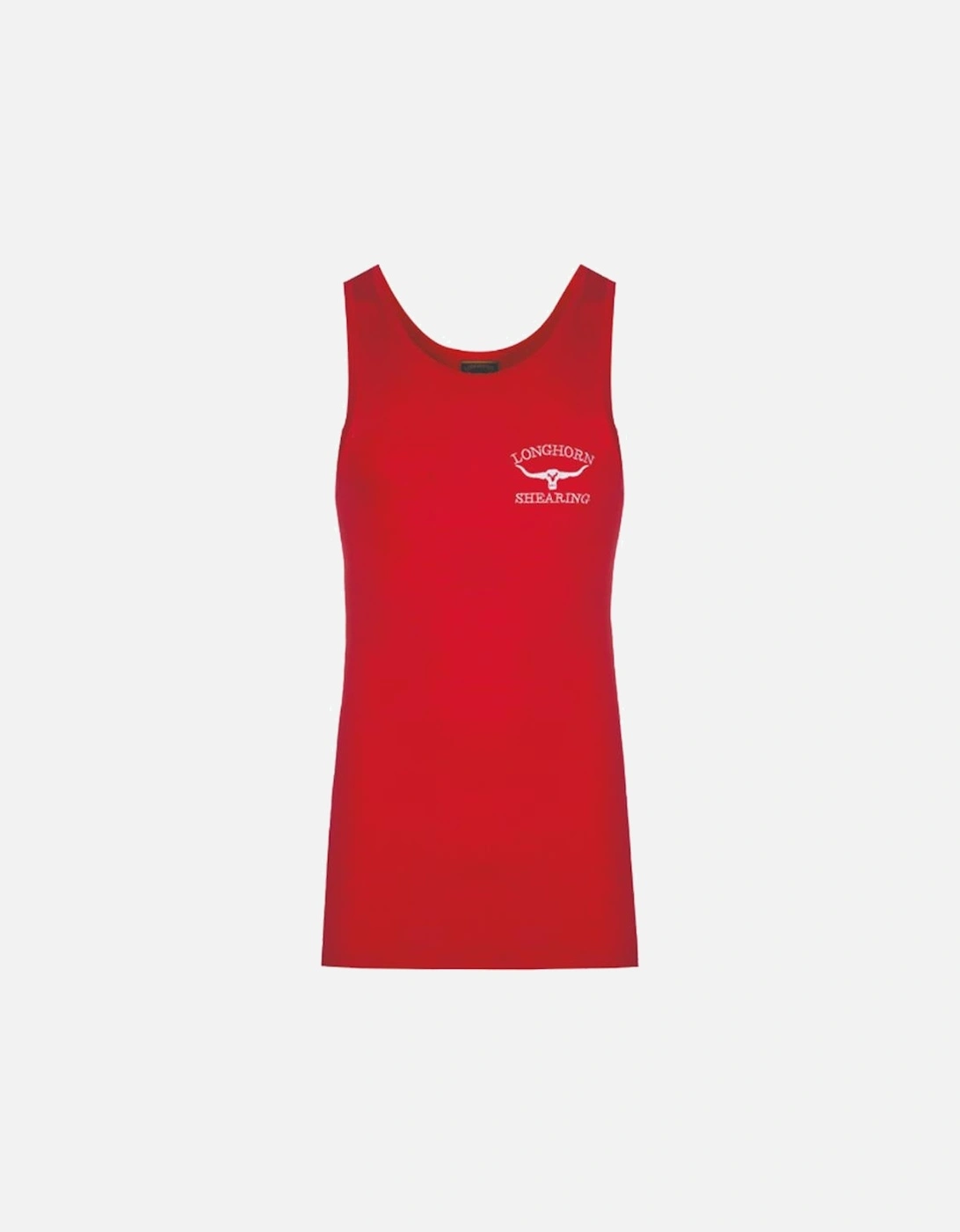 Longhorn Wool Singlet Red, 2 of 1