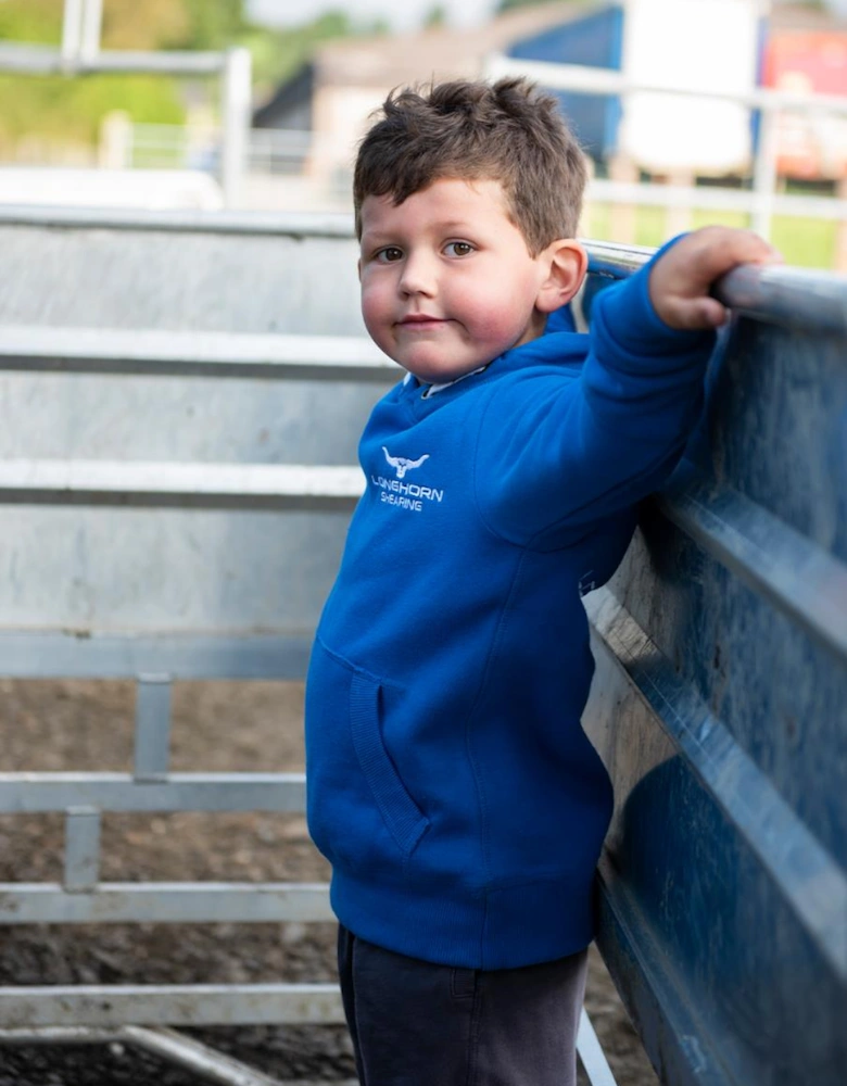 Children's Longhorn Signature Series Hooded Sweatshirt Cobalt
