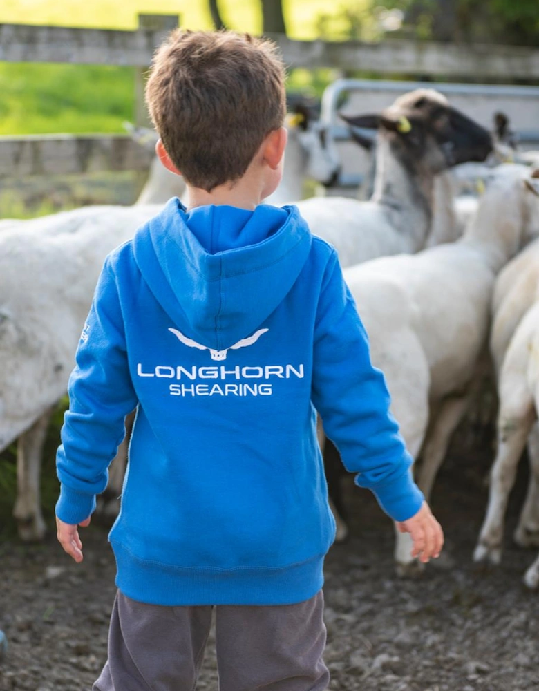 Children's Longhorn Signature Series Hooded Sweatshirt Cobalt