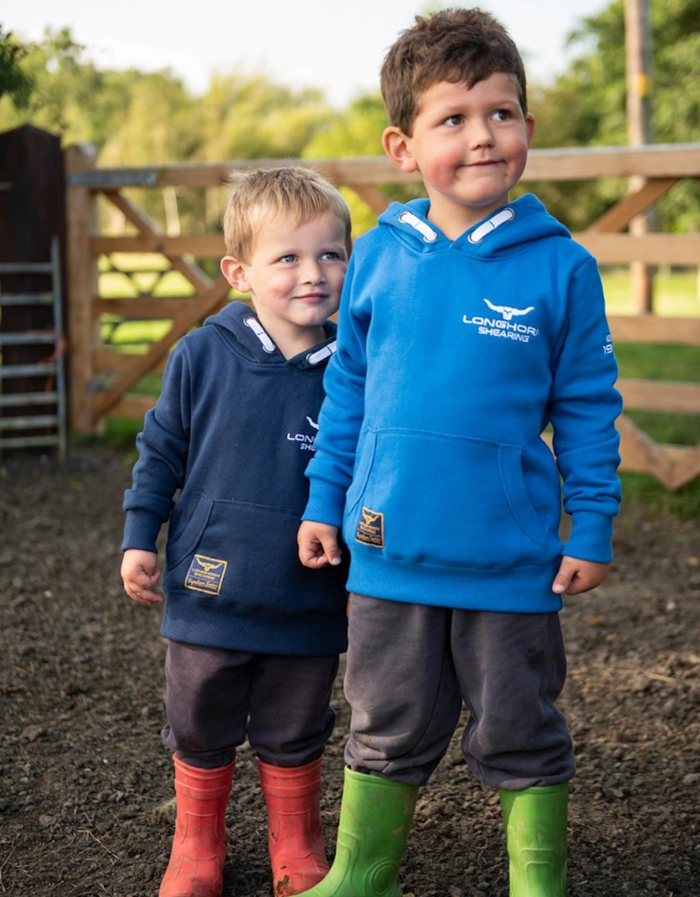 Children's Longhorn Signature Series Hooded Sweatshirt Cobalt