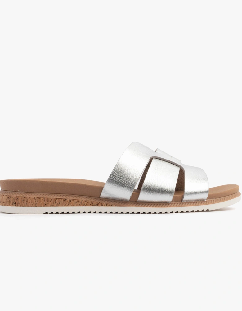 BOBS DESERT KISS LOW - PEAK LOOK Womens Sandals Silver