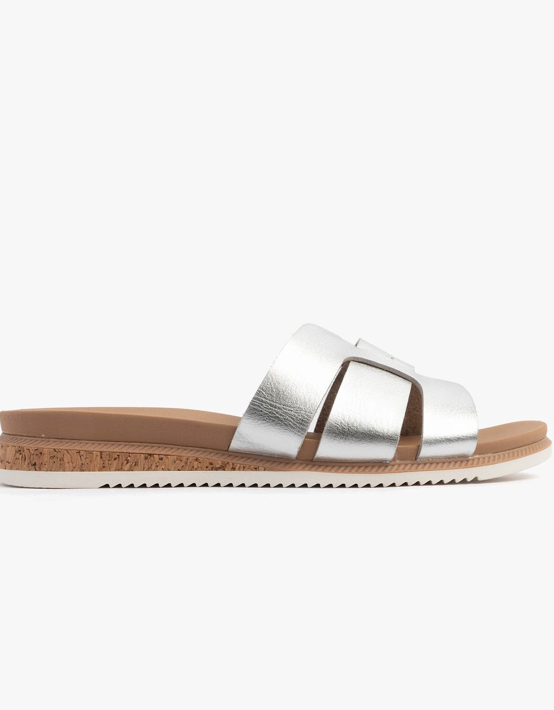 BOBS DESERT KISS LOW - PEAK LOOK Womens Sandals Silver, 7 of 6