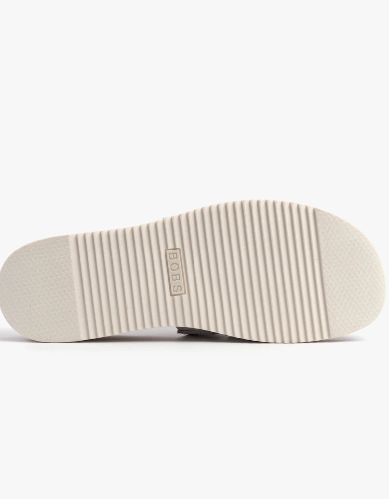 BOBS DESERT KISS LOW - PEAK LOOK Womens Sandals Silver