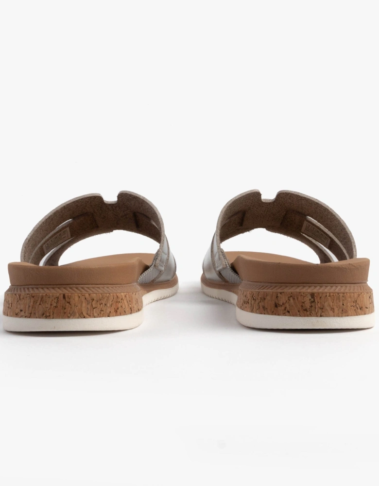 BOBS DESERT KISS LOW - PEAK LOOK Womens Sandals Silver