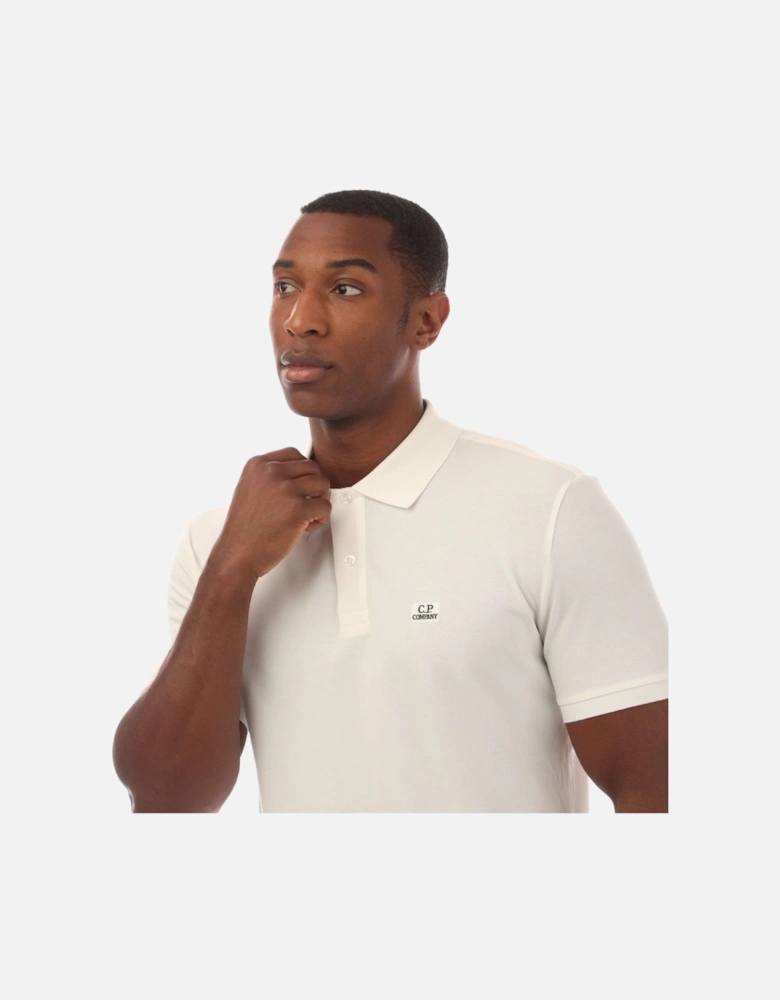 Stretch Piquet Logo Polo Shirt