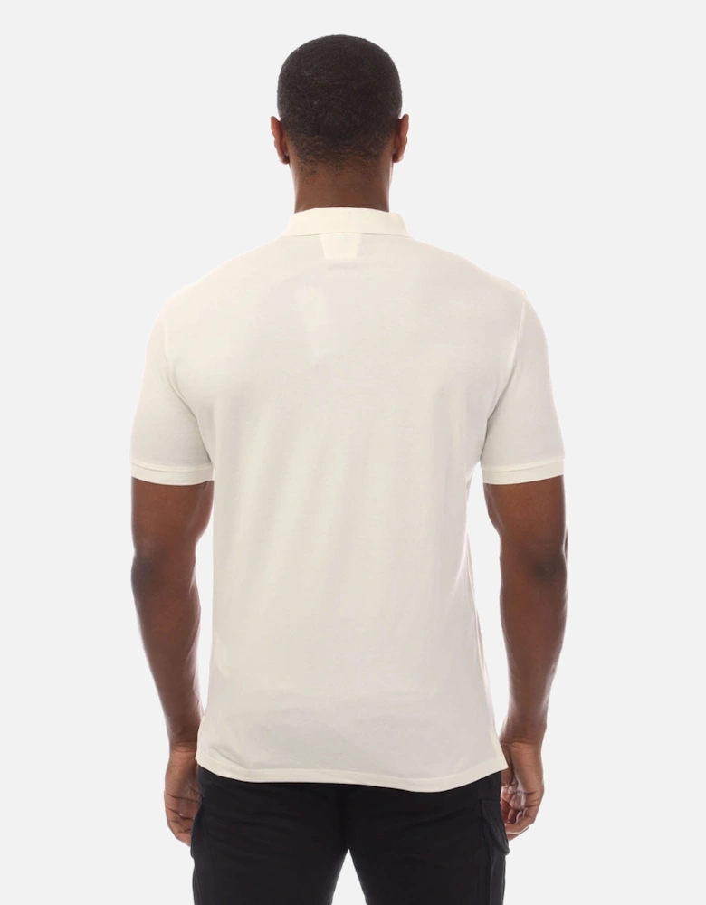 Stretch Piquet Logo Polo Shirt