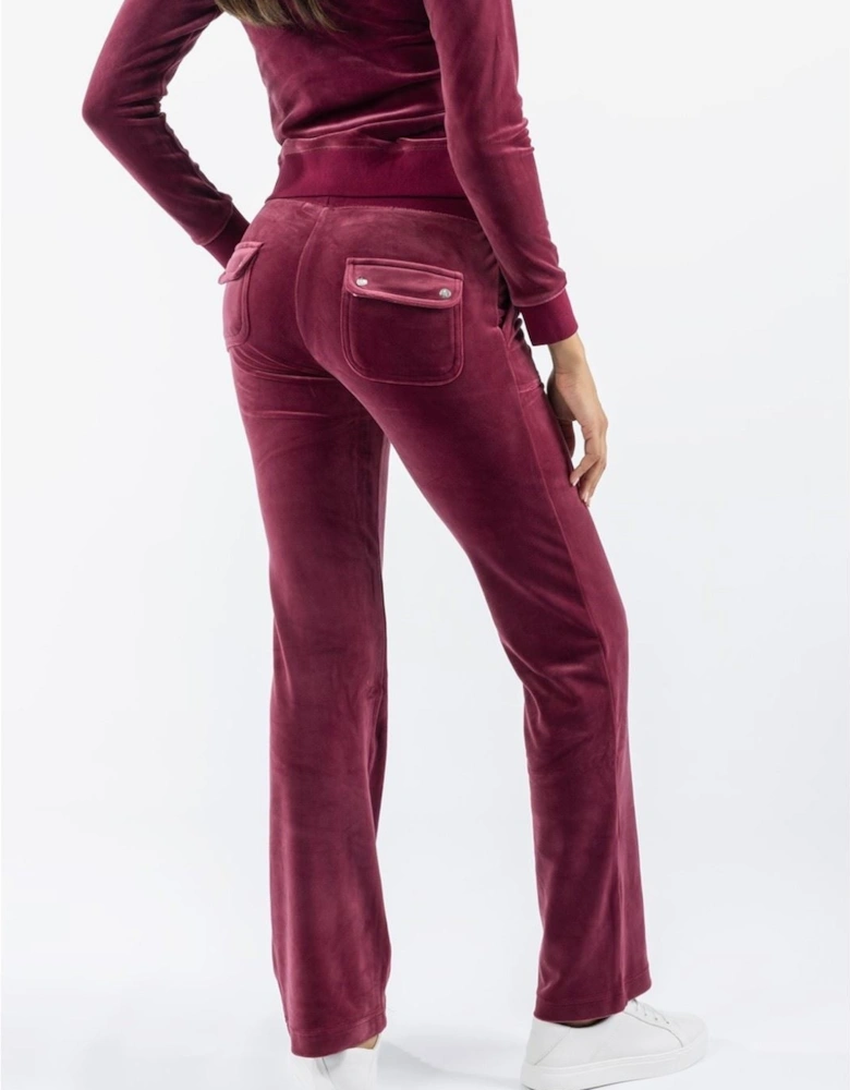 Del Ray Pant Polyester Women's Red Joggers