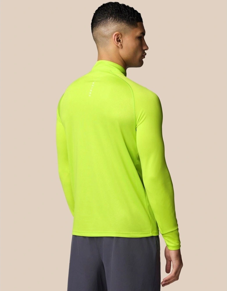 Adapt 1/4 Zip Top Polyester Men's Green