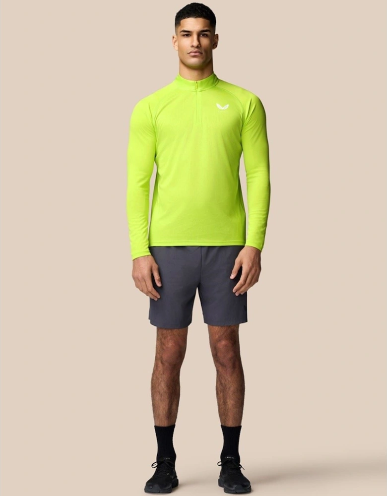Adapt 1/4 Zip Top Polyester Men's Green