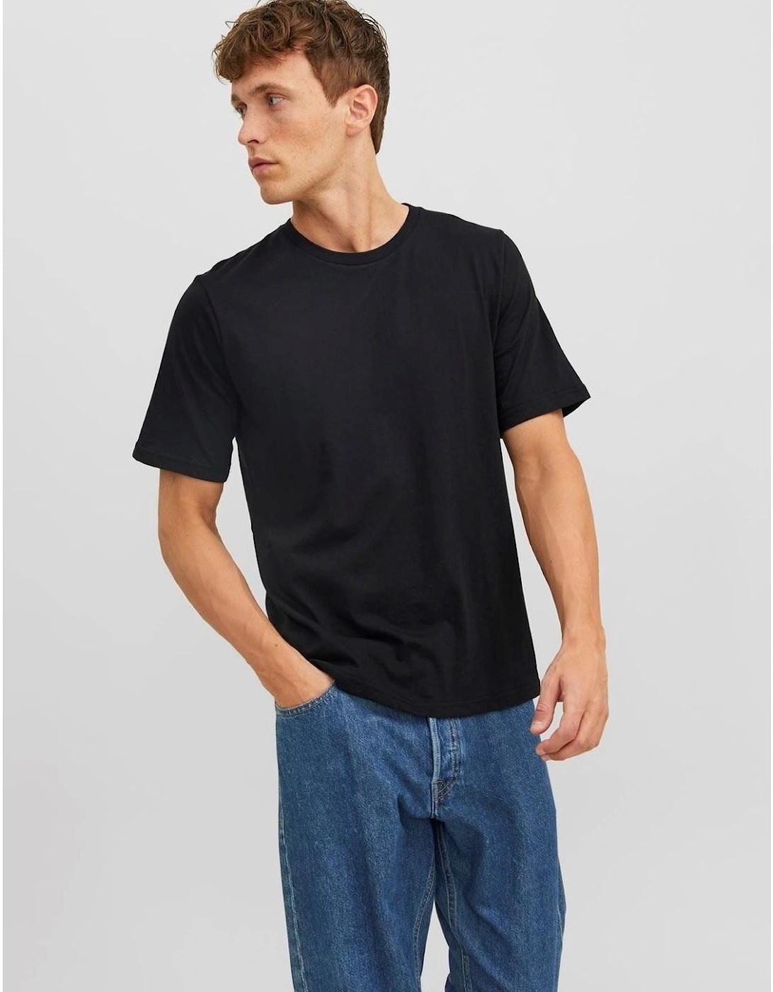 Under Tee 3 Pack Cotton Men's Black T-Shirt, 8 of 7