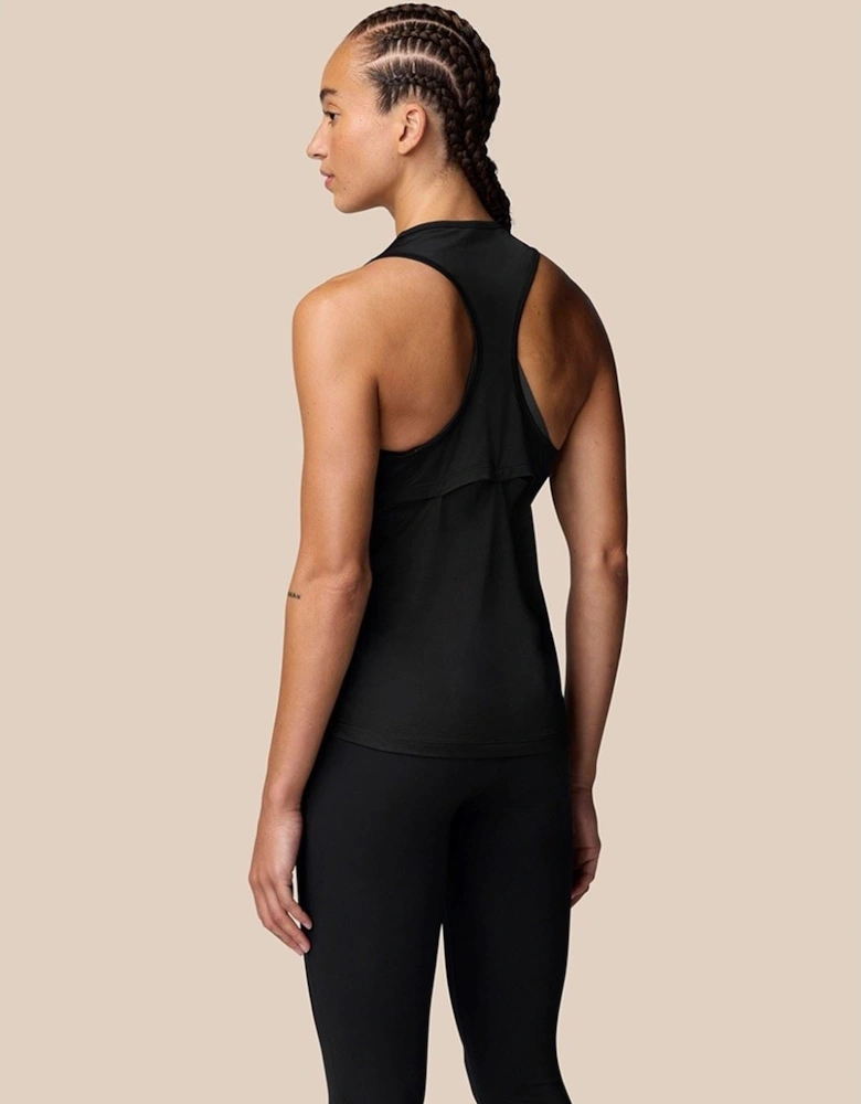 Tank Top Polyester Women's Black