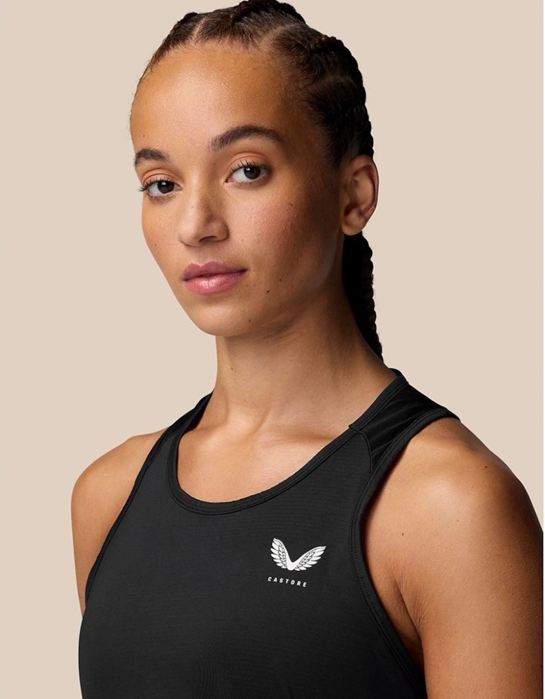 Tank Top Polyester Women's Black