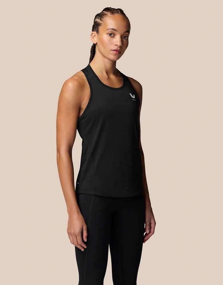 Tank Top Polyester Women's Black
