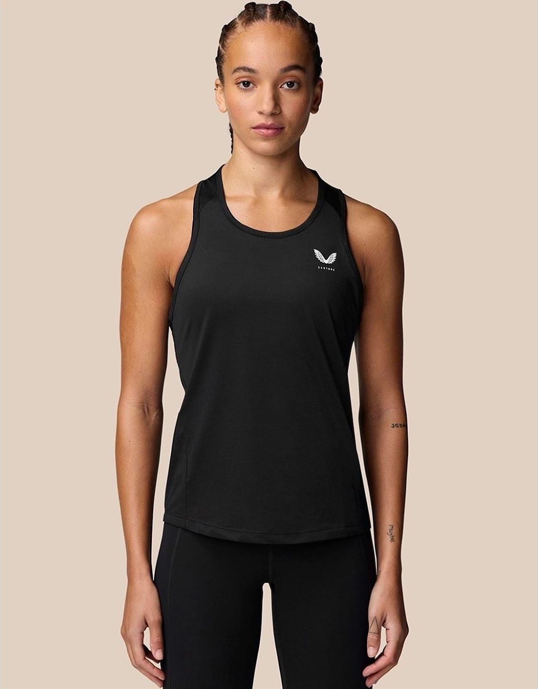Tank Top Polyester Women's Black, 8 of 7
