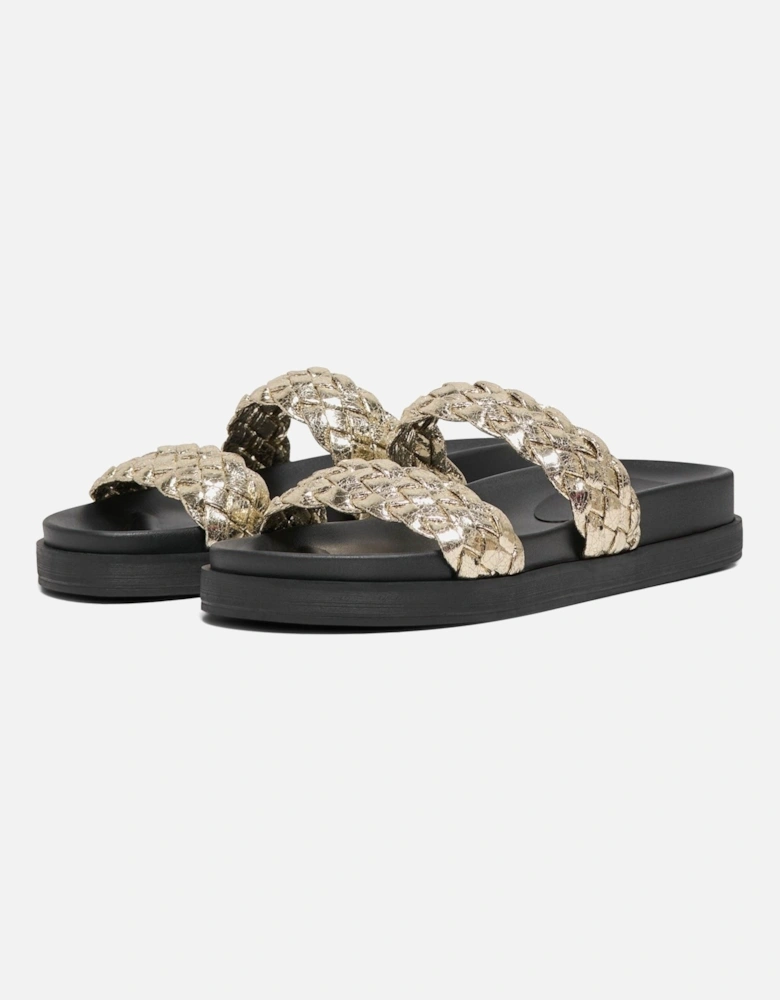 MINNIE-16 Polyurethane Women's Gold Sandals