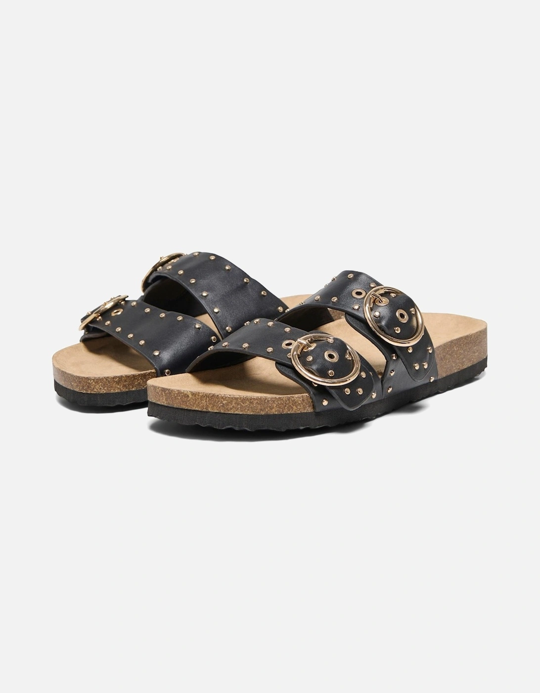 MAXI-15 Polyurethane Women's Black Sandals, 6 of 5