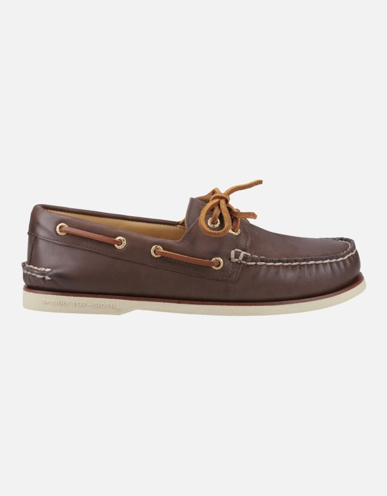 Sperry Authentic Gold Cup Leather Men's Brown Boat Shoes