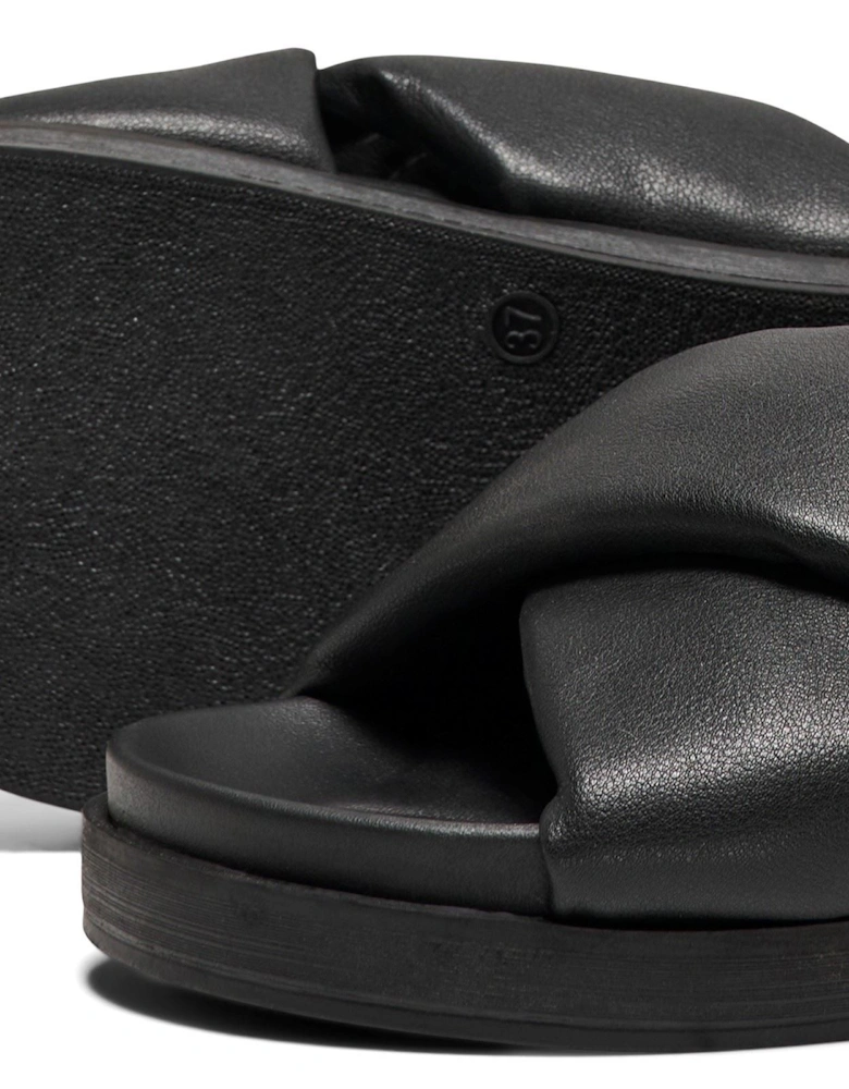 MINNIE-12 Polyurethane Women's Black Mules