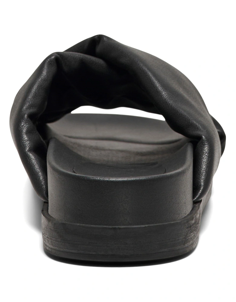 MINNIE-12 Polyurethane Women's Black Mules
