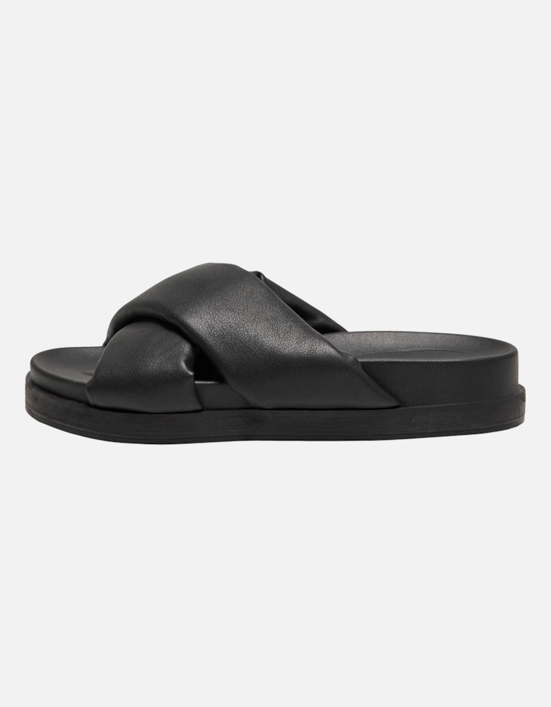 MINNIE-12 Polyurethane Women's Black Mules
