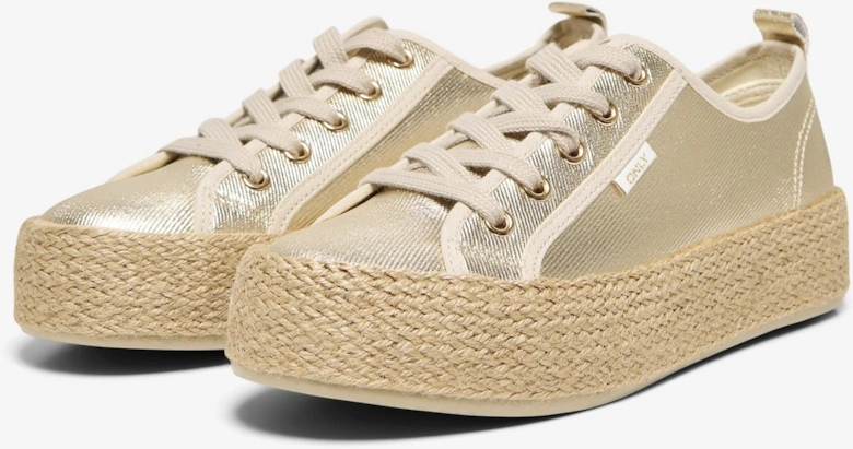 IDA-1 Cotton Women's Gold Trainers