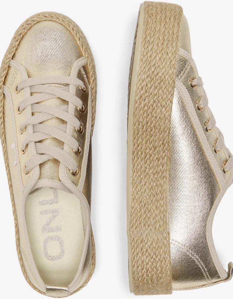 IDA-1 Cotton Women's Gold Trainers