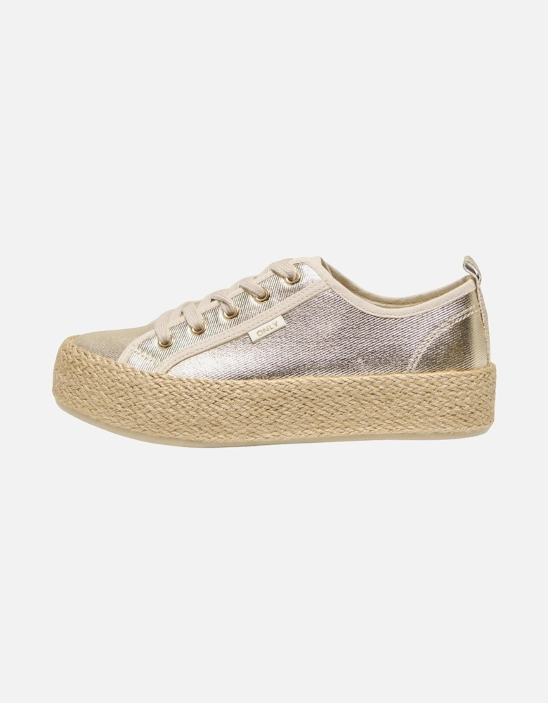 IDA-1 Cotton Women's Gold Trainers