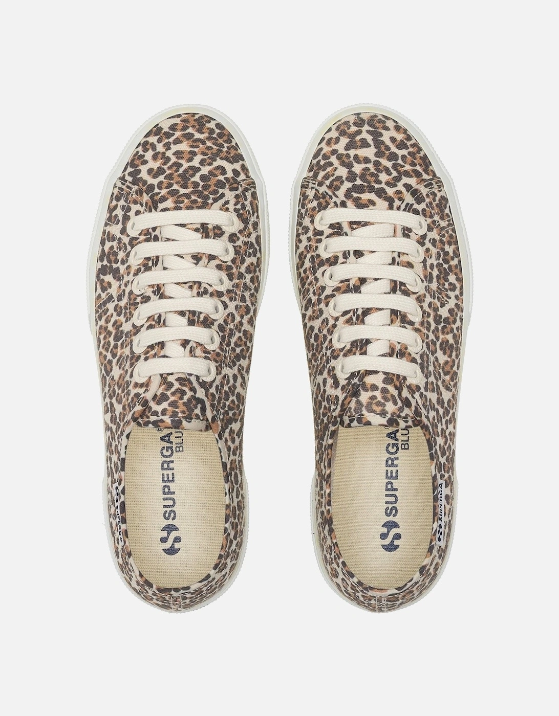 2740 Leopard Print Canvas Women's Leopard Trainers