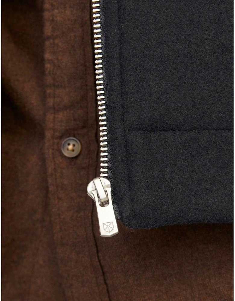 Russell Wool Men's Black Jacket