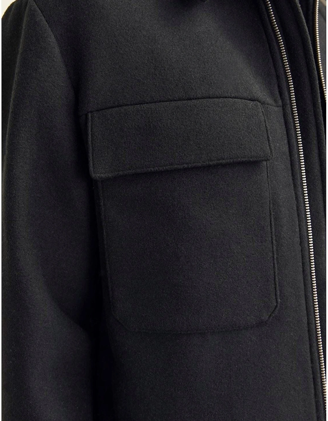 Russell Wool Men's Black Jacket