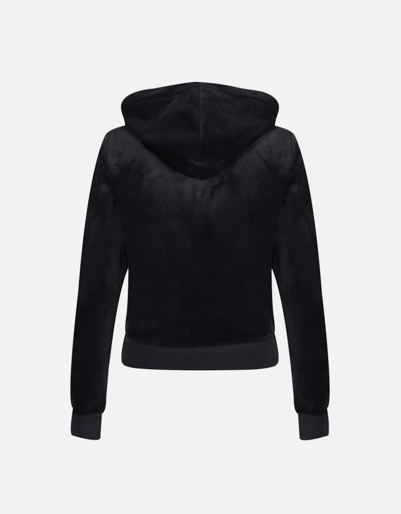 Robertson Classic Jacket Polyester Women's Black Hooded Sweatshirt