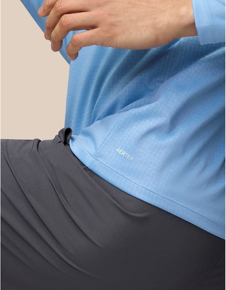 Adapt 1/4 Zip Top Polyester Men's Black