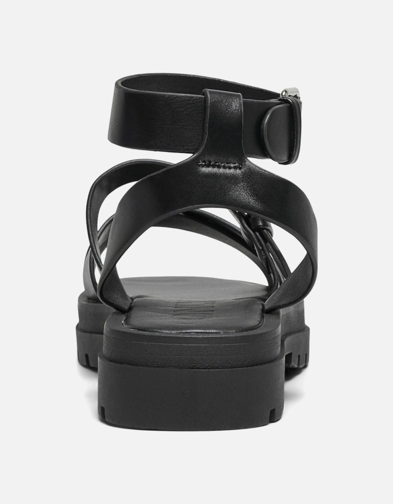MELODY-1 Polyurethane Women's Black Sandals