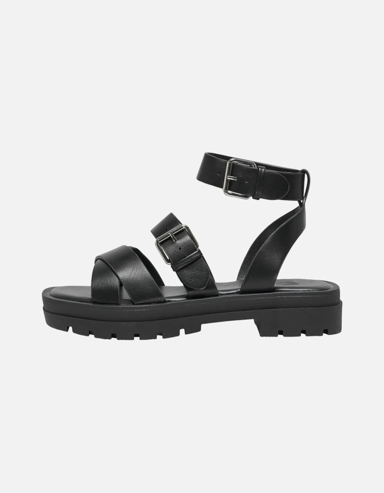 MELODY-1 Polyurethane Women's Black Sandals