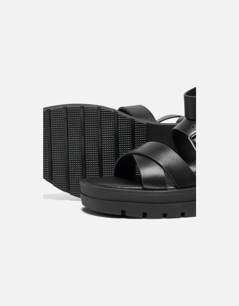 MELODY-1 Polyurethane Women's Black Sandals