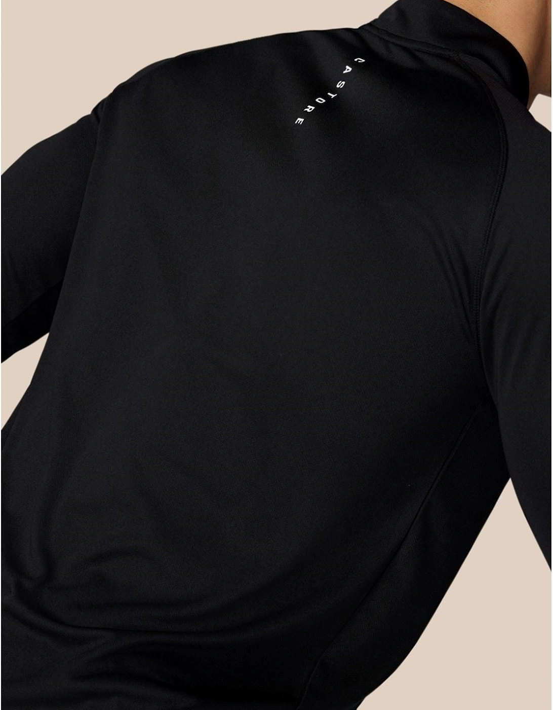 Adapt Training 1/4 Zip Top Polyester Men's Black