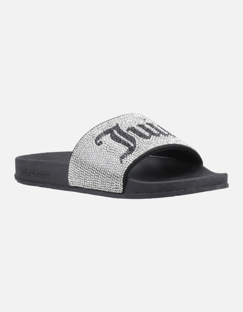 DONNA Women's Silver Slides