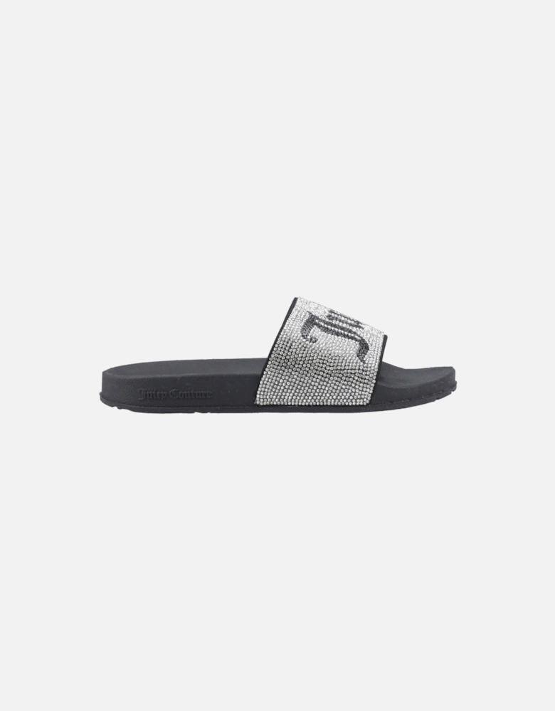 DONNA Women's Silver Slides