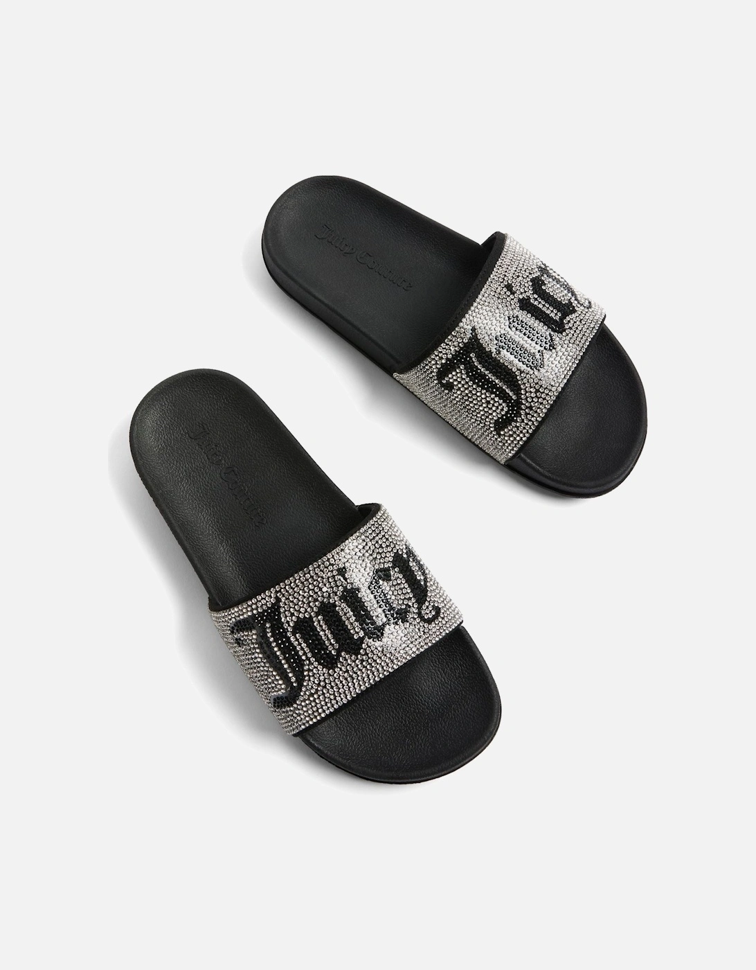 DONNA Women's Silver Slides