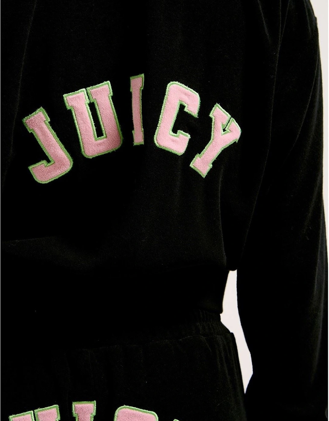 Nala Cotton Women's Black Hooded Sweatshirt