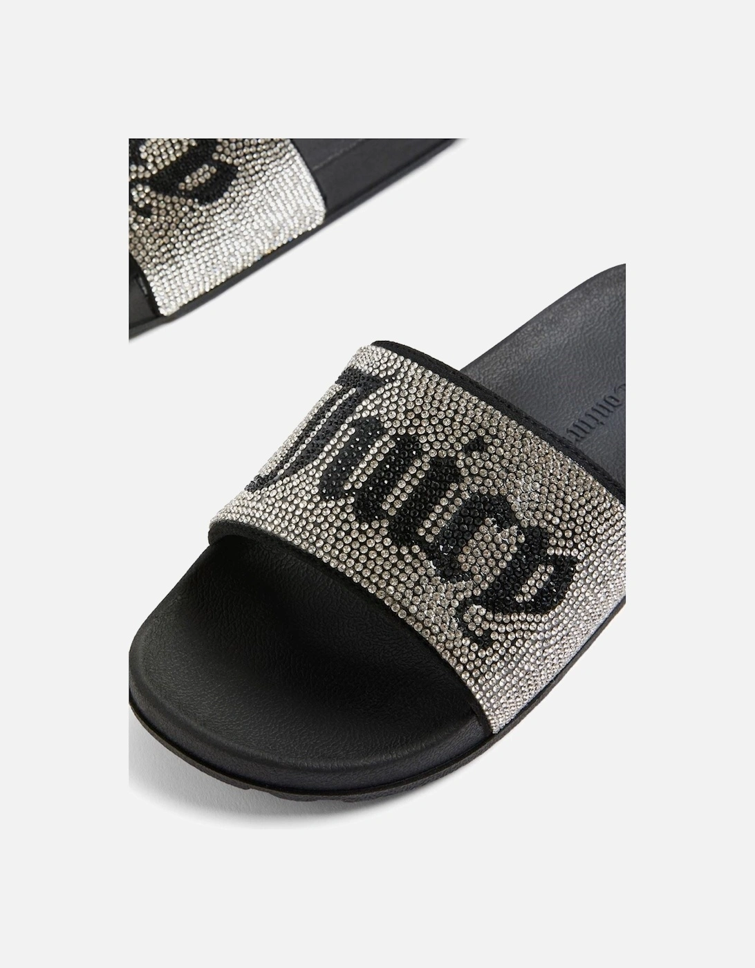 DONNA Women's Silver Slides