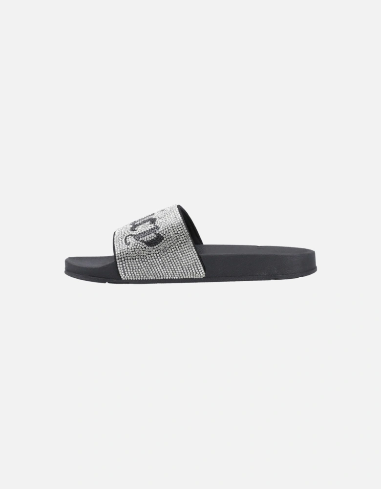 DONNA Women's Silver Slides