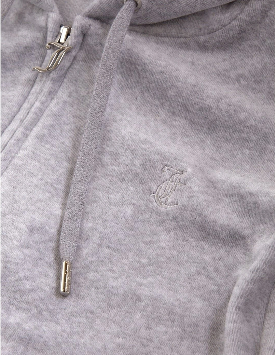 Robertson Classic Jacket Polyester Women's Silver Hooded Sweatshirt