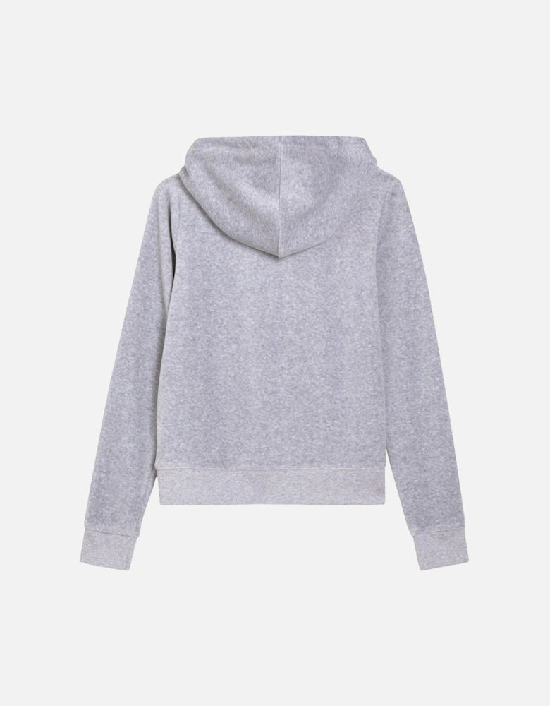 Robertson Classic Jacket Polyester Women's Silver Hooded Sweatshirt