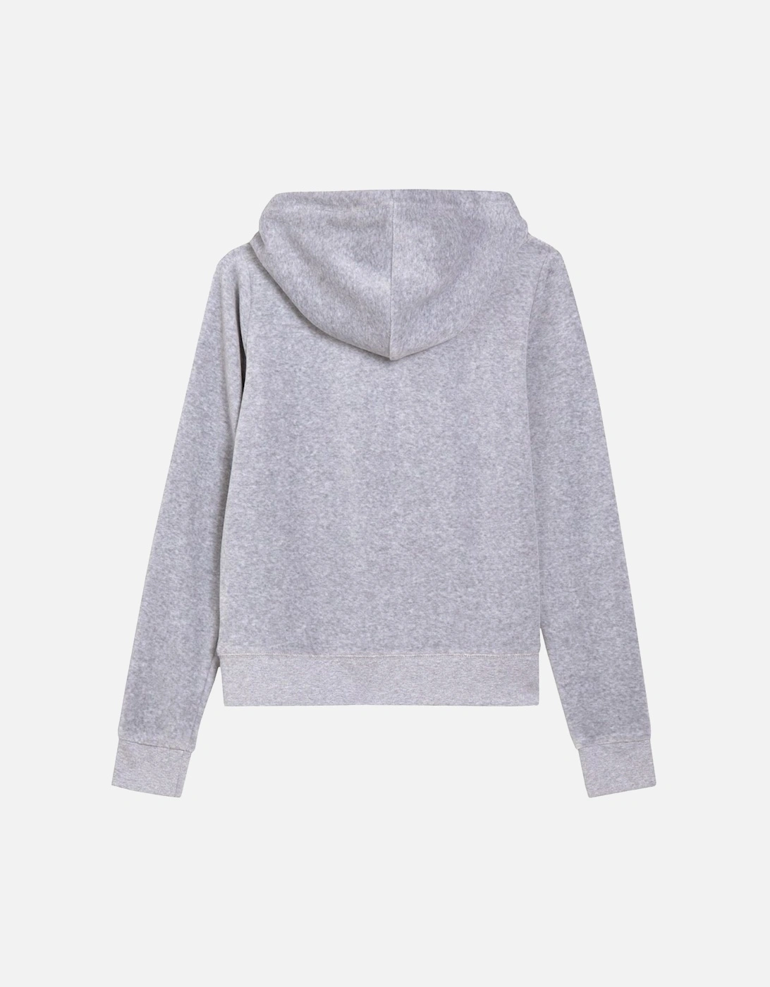 Robertson Classic Jacket Polyester Women's Silver Hooded Sweatshirt